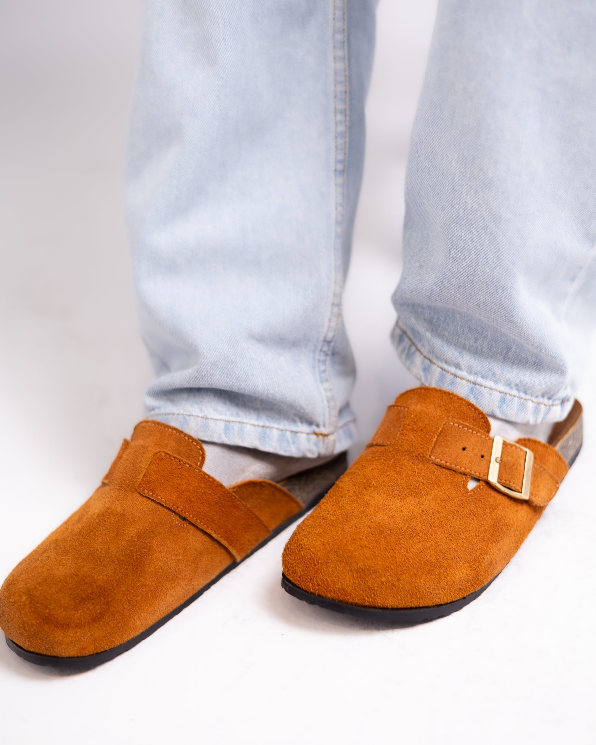 MEN'S RUST ORANGE CLOGS